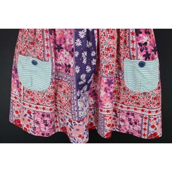 Matilda Jane Girls Pottery Class Floral Patchwork Dress Sleeveless Size 6 - Picture 5 of 8